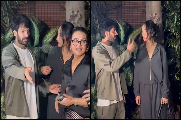 Karanveer Mehra के शिल्पा शिरोडकर को किस करने से भड़कीं Chum Darang? 'गर्लफ्रेंड' को मनाते दिखे एक्टर