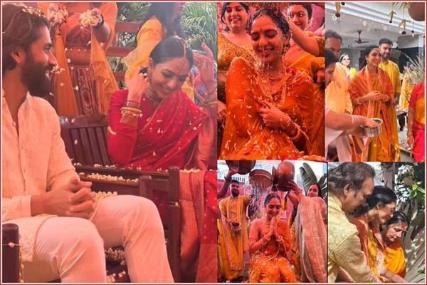 Naga Chaitanya और Sobhita Dhulipala की प्री-वेडिंग फंक्शन शुरू, हल्दी सेरेमनी से सामने आई फोटोज
