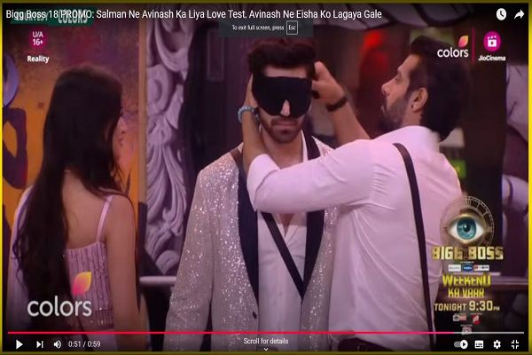 Bigg Boss 18 : लव टेस्ट में Avinash Mishra ने Eisha की जगह लिया Chum Darang का नाम, Karan और सभी घरवाले रह गए शॉक्ड &hellip;