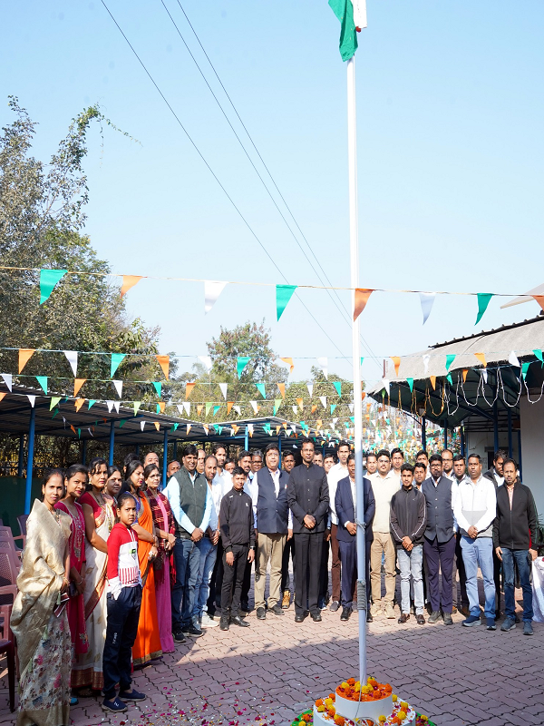 क्रेडा ने मुख्य कार्यपालन अधिकारी की उपस्थिति में  पूरे हर्षोल्लास के साथ मनाया 76 वां गणतंत्र दिवस