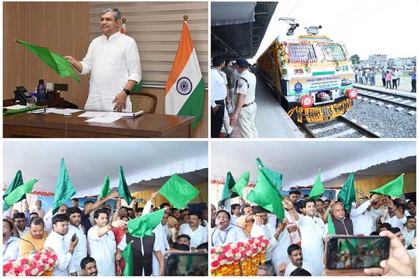 केंद्रीय रेल मंत्री ने किया जौरा-अलापुर से कैलारस तक मेमू सेवा का विस्तार