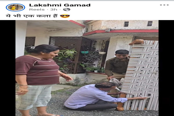 पुलिस वर्दी में खाट की बुनाईः एडीएम मैडम ने ड्यूटी कर रहे जवानों से बुनवाई खाट, वीडियो वायरल