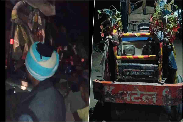 मुरैना में रेत माफियाओं का कहर जारी: ट्रैक्टर-ट्रॉली ने बाइक को मारी टक्कर, मौके से हुआ फरार