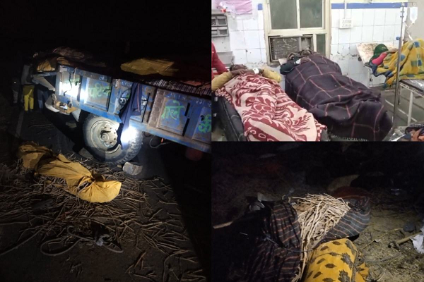 MP में बड़ा हादसा: ट्रैक्टर ट्राली पलटने से 4 की मौत, 30 लोग थे सवार, कई घायल
