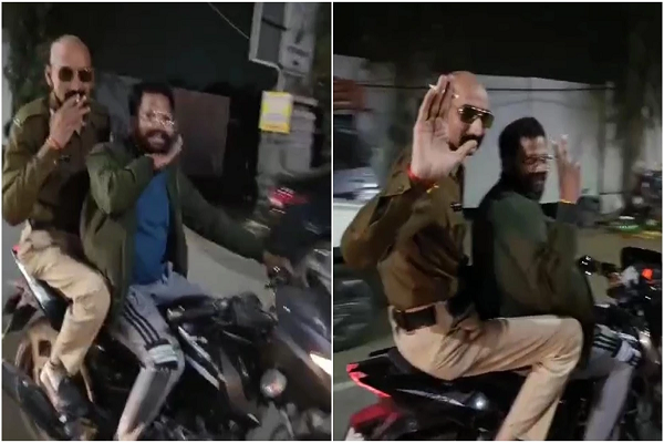  फिल्म पुष्पा का 'शेखावत' बन कांस्टेबल ने बनाई रील, कट गया चालान