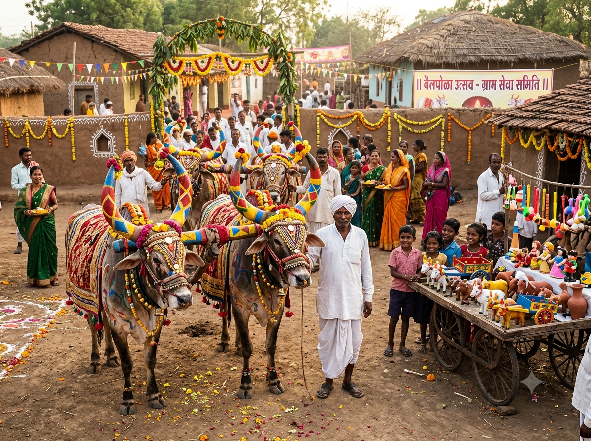 सादर प्रकाशनार्थ आलेख - श्रीकृष्ण जन्माष्टमी : पोला: माटी, मवेशी और मानवीय संवेदना