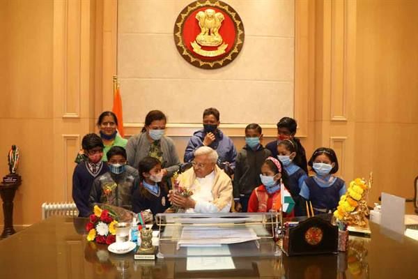 राजभवन में नव वर्ष मिलन कार्यक्रम, राज्यपाल ने दी नव वर्ष की शुभकामनाएँ