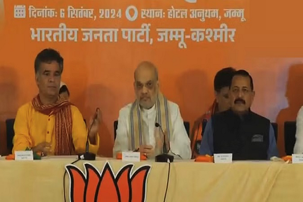 जम्मू-कश्मीर चुनाव के लिए भाजपा ने जारी किया संकल्प पत्र