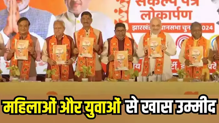 Jharkhand Election: फ्री गैस सिलेंडर, युवाओं को बेरोजगारी भत्ता...BJP ने झारखंड के लिए जारी किया संकल्प पत्र