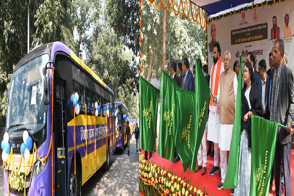 सीएम नीतीश ने राज्य को दिया 45 नई डीलक्स बसों का तोहफा, अलग-अलग शहरों से दिल्ली और झारखंड के लिए भी चलेंगी बसें