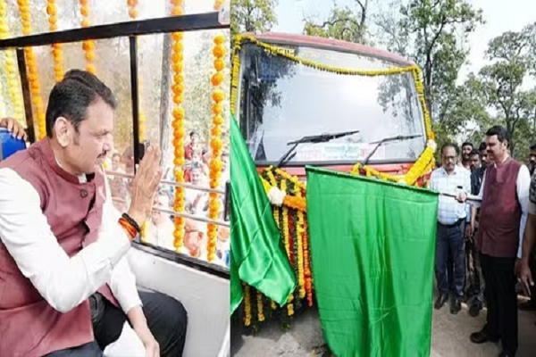 नक्सलियों के गढ़ में 77 साल में पहली बार बस सेवा शुरू