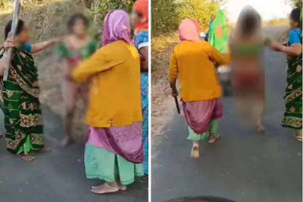 गुजरात में महिला को तालीबानी सजा, निर्वस्त्र कर पीटा, बाइक से बांधकर घुमाया, महिलाओं समेत 15 लोगों ने की क्रूरता