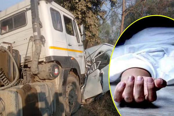 बहराइच में भीषण सड़क हादसा : तेज रफ्तार डंपर ने कार को मारी टक्कर, एक ही परिवार के 5 लोगों की मौत
