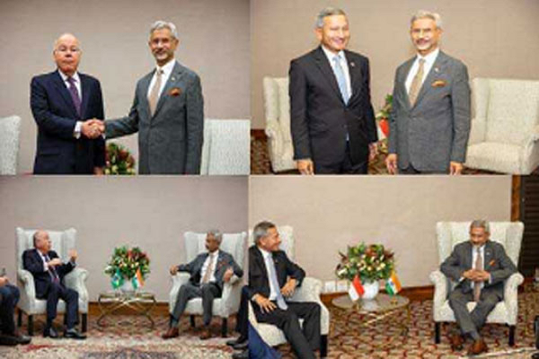 जयशंकर ने सिंगापुर और ब्राजील के वित्त मंत्रियों से की मुलाकात