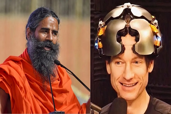 स्वामी रामदेव ने ब्रायन जॉनसन को हरिद्वार आने का दिया न्यौता