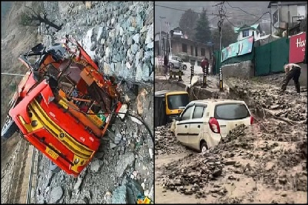 हिमाचल प्रदेश में बादल फटने से तबाही, 583 सड़कें बंद, बिजली-पानी की आपूर्ति ठप