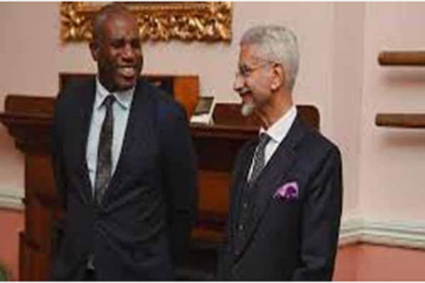 जयशंकर ने लैमी से की क्षेत्रीय आर्थिक संबंधों को बढ़ावा देने पर चर्चा