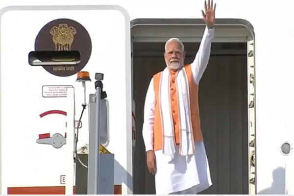 प्रधानमंत्री मोदी पांच देशों की यात्रा पर रवाना