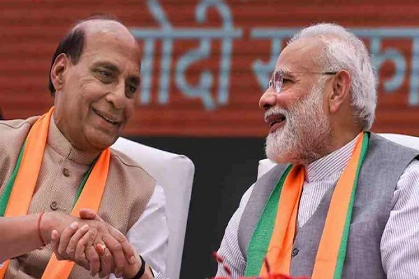 पीएम मोदी ने राजनाथ सिंह को दी जन्मदिन की बधाई