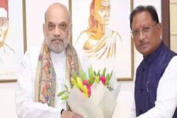 दिल्ली में मुख्यमंत्री साय की अमित शाह से मुलाकात, नक्सल उन्मूलन पर चर्चा