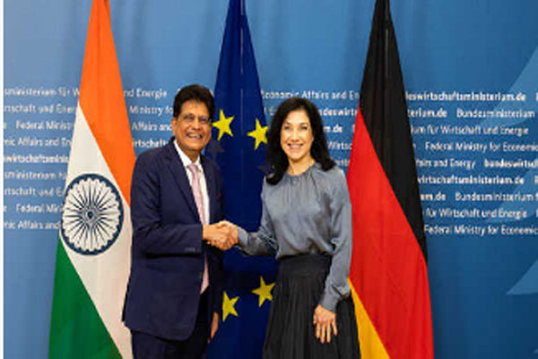 गोयल जर्मनी की आर्थिक मामलों की मंत्री कैथरीना से मिले, सहयोग बढ़ाने पर चर्चा की