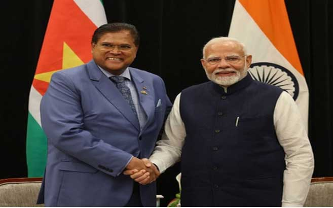 सूरीनाम के पूर्व राष्ट्रपति चंद्रिका प्रसाद संतोखी का निधन; पीएम मोदी ने दुख जताया