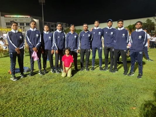 जनजाति खेल राष्ट्रीय प्रतियोगिता पहली बार 18 राज्यों के लगभग 5000 एथलीट भाग ले रहे हैं जिसमें....