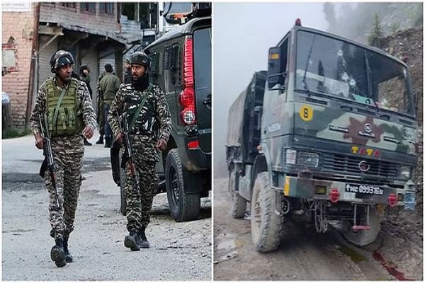 सेना के जवानों ने भी मोर्चा संभालते हुए जवाबी कार्रवाई शुरू की