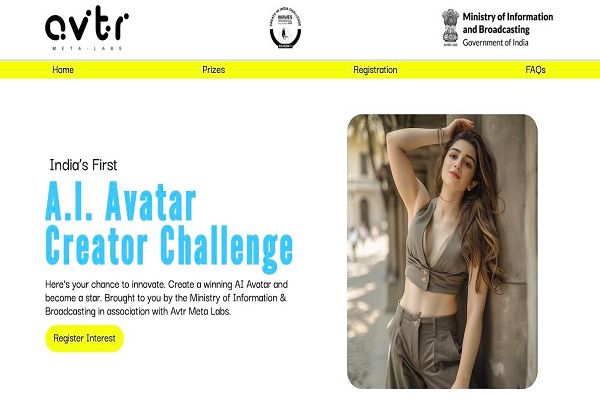 डिजिटल क्रिएटर्स के लिए भारत की पहली AI अवतार क्रिएटर प्रतियोगिता