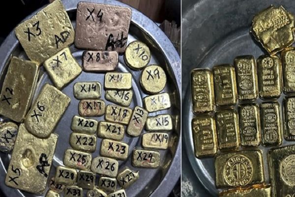 दिल्ली हवाई अड्डे पर 73 लाख रुपये मूल्य का सोना बरामद,आरोपी गिरफ़्तार