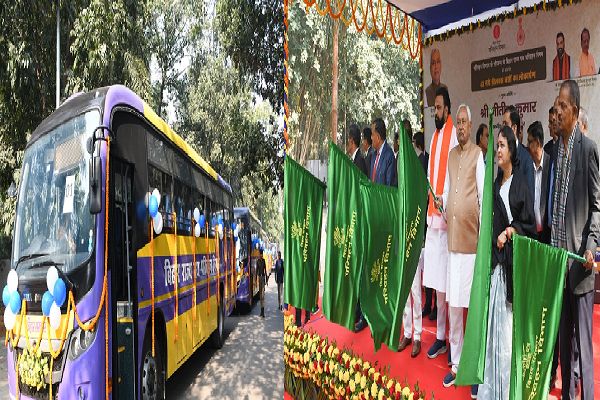 सीएम नीतीश ने राज्य को दिया 45 नई डीलक्स बसों का तोहफा, अलग-अलग शहरों से दिल्ली और झारखंड के लिए भी चलेंगी बसें