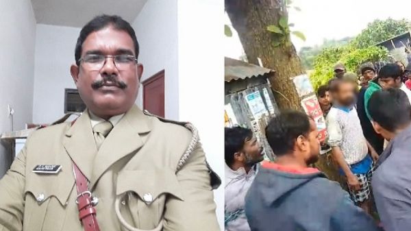 शोरूम में चोरी का आरोप, खंबे और पेड़ से बांधकर पिटाई&hellip;