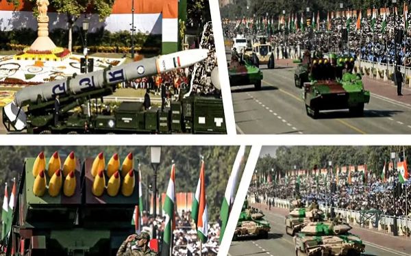 भीष्म टैंक, ब्रह्मोस से लेकर पिनाका मल्टी-बैरल रॉकेट लॉन्चर तक... कर्तव्य पथ पर भारतीय सेना ने दिखाई ताकत