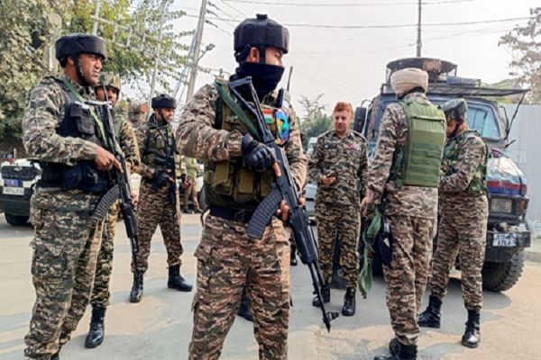 मतगणना को ध्यान में रखते हुए दिल्ली में भारी सुरक्षा बल तैनात