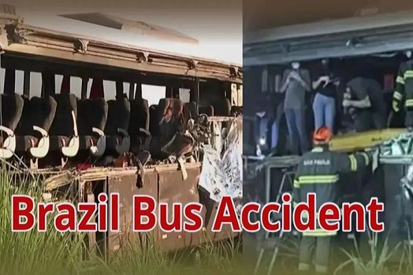 बस और ट्रक की भिड़ंत; 12 छात्रों की दर्दनाक मौत