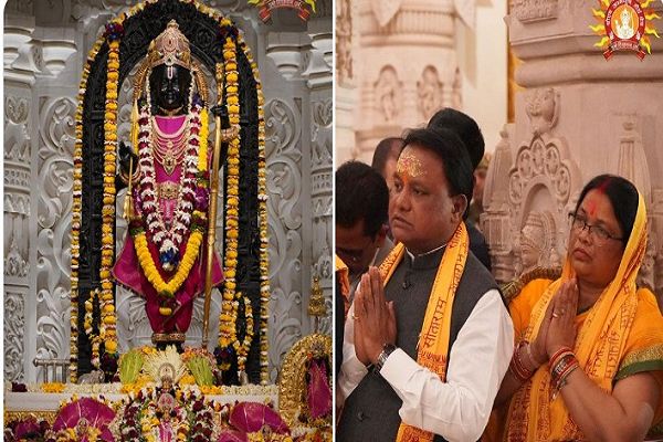 अयोध्या के राम मंदिर में ओडिशा के मुख्यमंत्री मोहन माझी ने की पूजा-अर्चना