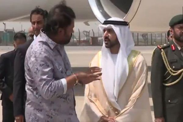 दुबई के क्राउन प्रिंस पहुंचे भारत, एयरपोर्ट पर दिया गया गार्ड ऑफ ऑनर