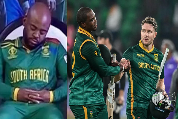 Bavuma का लटका मुंह, मिलर-लुंगी ने एक-दूसरे को दिया सहारा; हार के बाद &lsquo;चोकर्स&rsquo; South Africa के प्लेयर्स की इमोशनल PICS