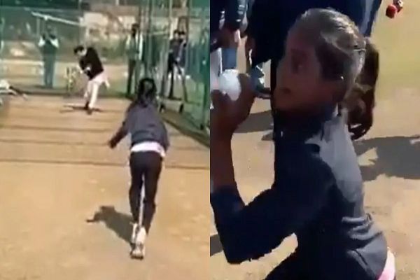 'लेडी जहीर खान' की गेंद पर बोल्ड हो गए खेल मंत्री, खुद को तारीफ करने से नहीं रोक पाए ओलंपिक मेडल विजेता