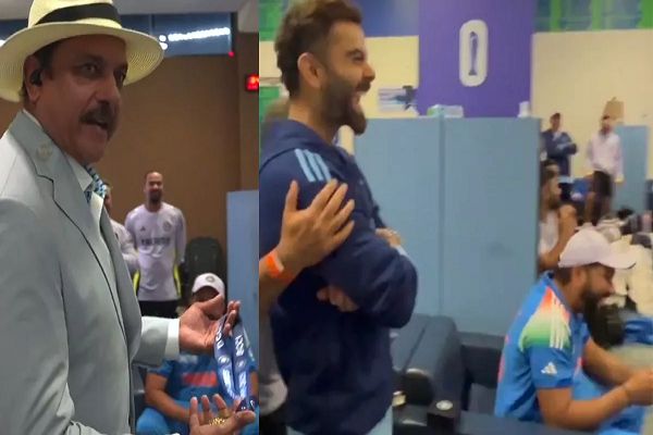 IND vs AUS: रवि शास्त्री ने किसे पहनाया फील्डर ऑफ द मैच का मेडल? भारतीय टीम के ड्रेसिंग रूम का VIDEO मचा रहा धूम