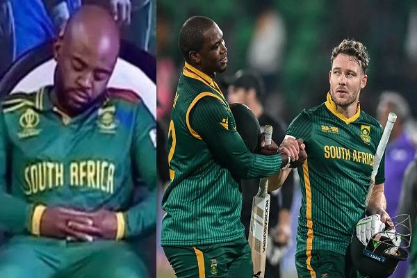 Bavuma का लटका मुंह, मिलर-लुंगी ने एक-दूसरे को दिया सहारा; हार के बाद &lsquo;चोकर्स&rsquo; South Africa के प्लेयर्स की इमोशनल PICS