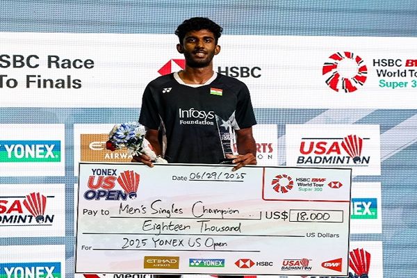 यूएस ओपन बैडमिंटन 2025: आयुष शेट्टी ने जीता खिताब